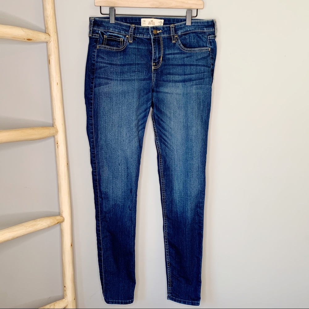 Hollister Super Skinny Jeans Dark Blue 11R 30/31